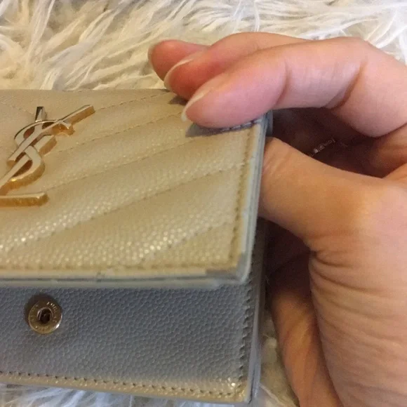 YSL Wallet in Sea Salt colour - Picture 8 of 13